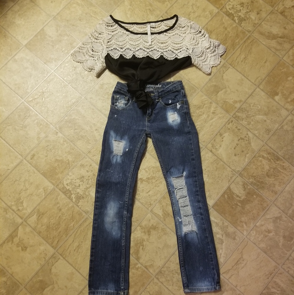 Girls size 7 Jean's